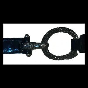 Brighton‎ Vintage Black Leather B60193 Women’s Belt Size 36